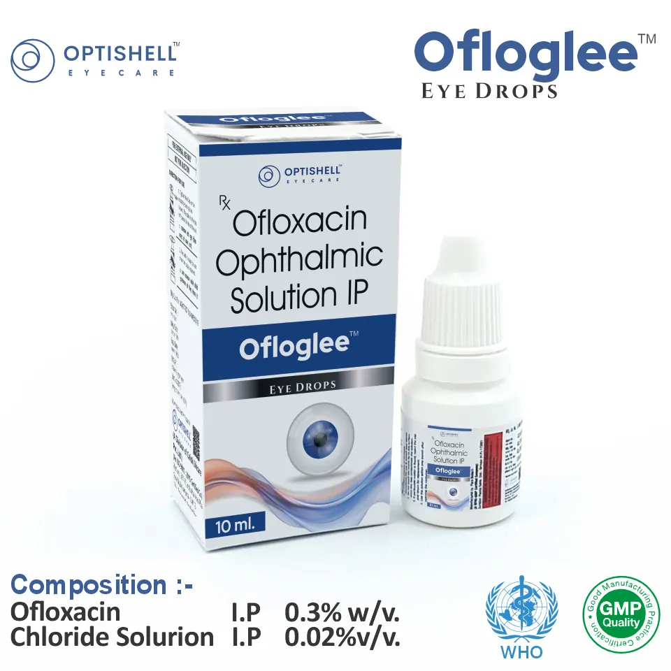 Ofloxacin 0.3% at the best price in PCD Pharma Franchise for Antibiotic and Eye Infection Treatment.